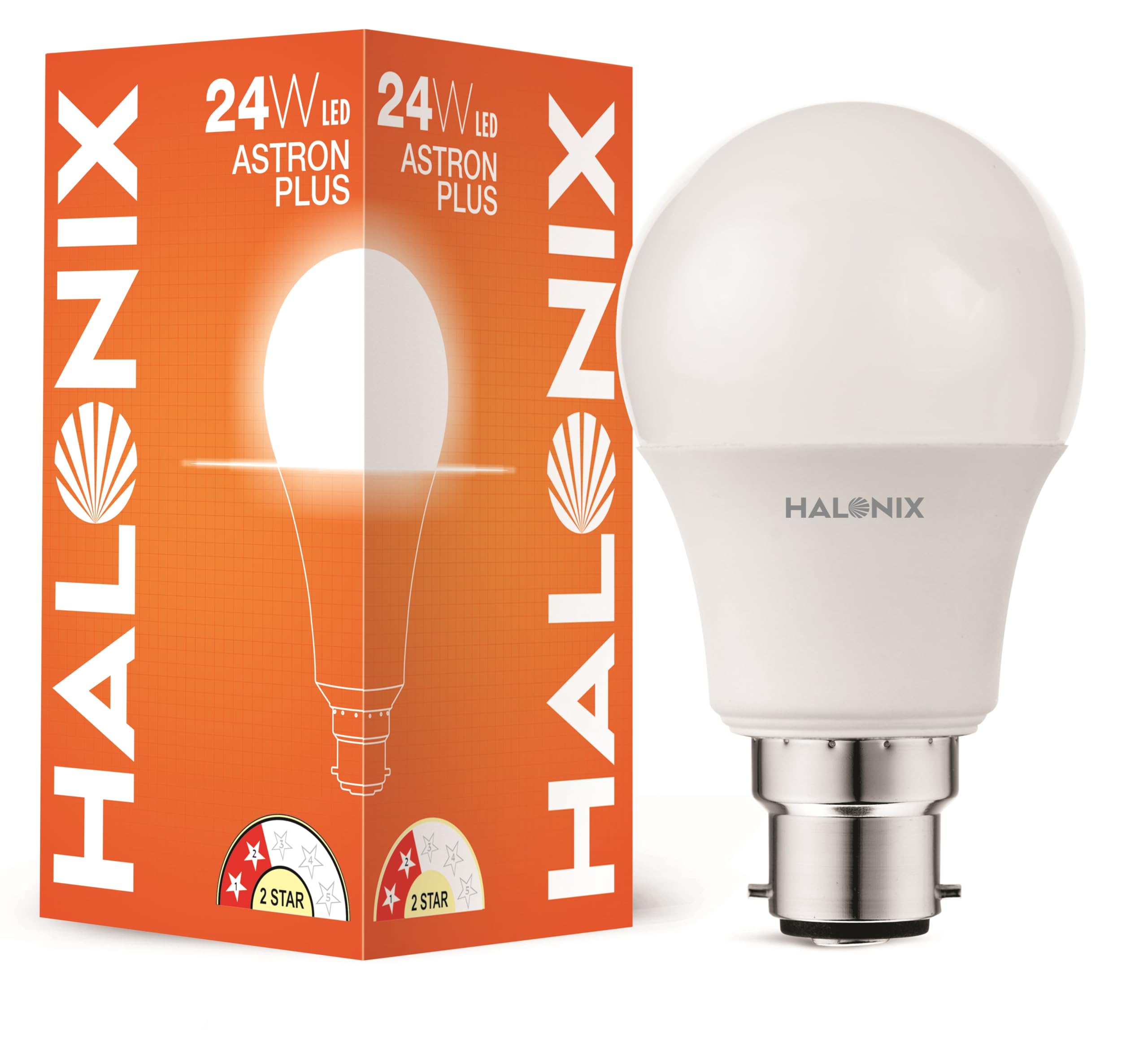 Halonix 24W LED Light Bulb| Cool Day Light (6500K) |Pack of 1|Energy Efficient| 4kv Surge Protection |100 Lumens per watt