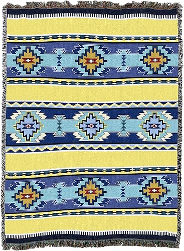 Miniatura 4 de Pure Country Weavers Rimrock - Manta para el sol, inspirada en los nativos americanos del suroeste, manta de tapiz de regalo tejida de algodón,