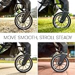 Britax Juniper™ Compact Stroller with One-Hand RapidFold™ - Raven Black | On-the-Go Travel Stroller With Effortless FastPack System & One-Hand RapidFold, Built-In Carry Handle, Ventilating Fabrics