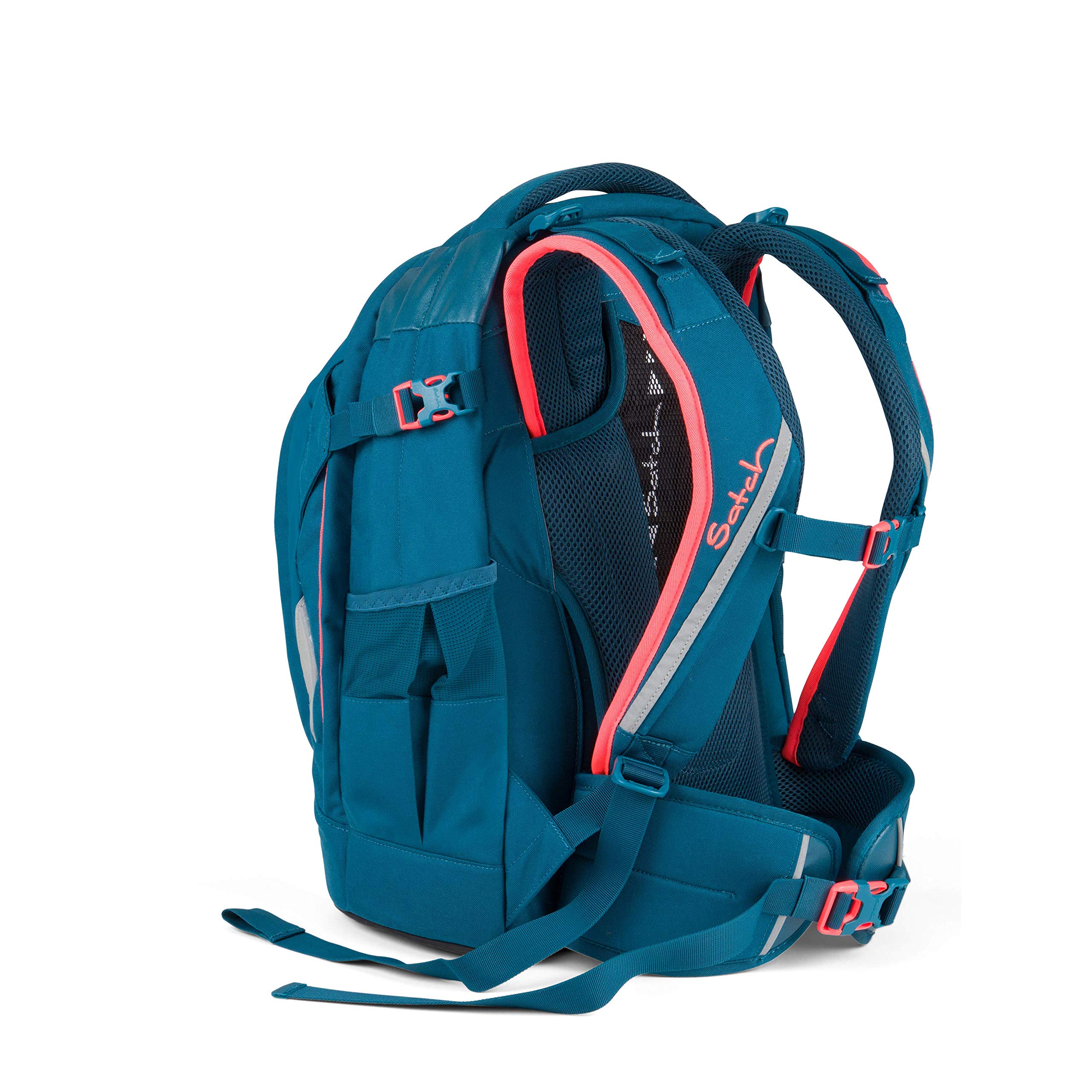 Satch pack school backpack from 5th grade ergonomic 30L Deep Sea - Turquoise