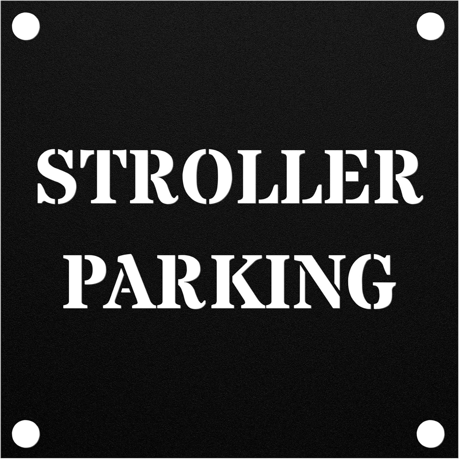 Stroller Parking Metal Sign Daycare Baby Amusement Park Store School Shop Wall Art Plaque Front Door Hanger Home Decor Porch Metal Sign