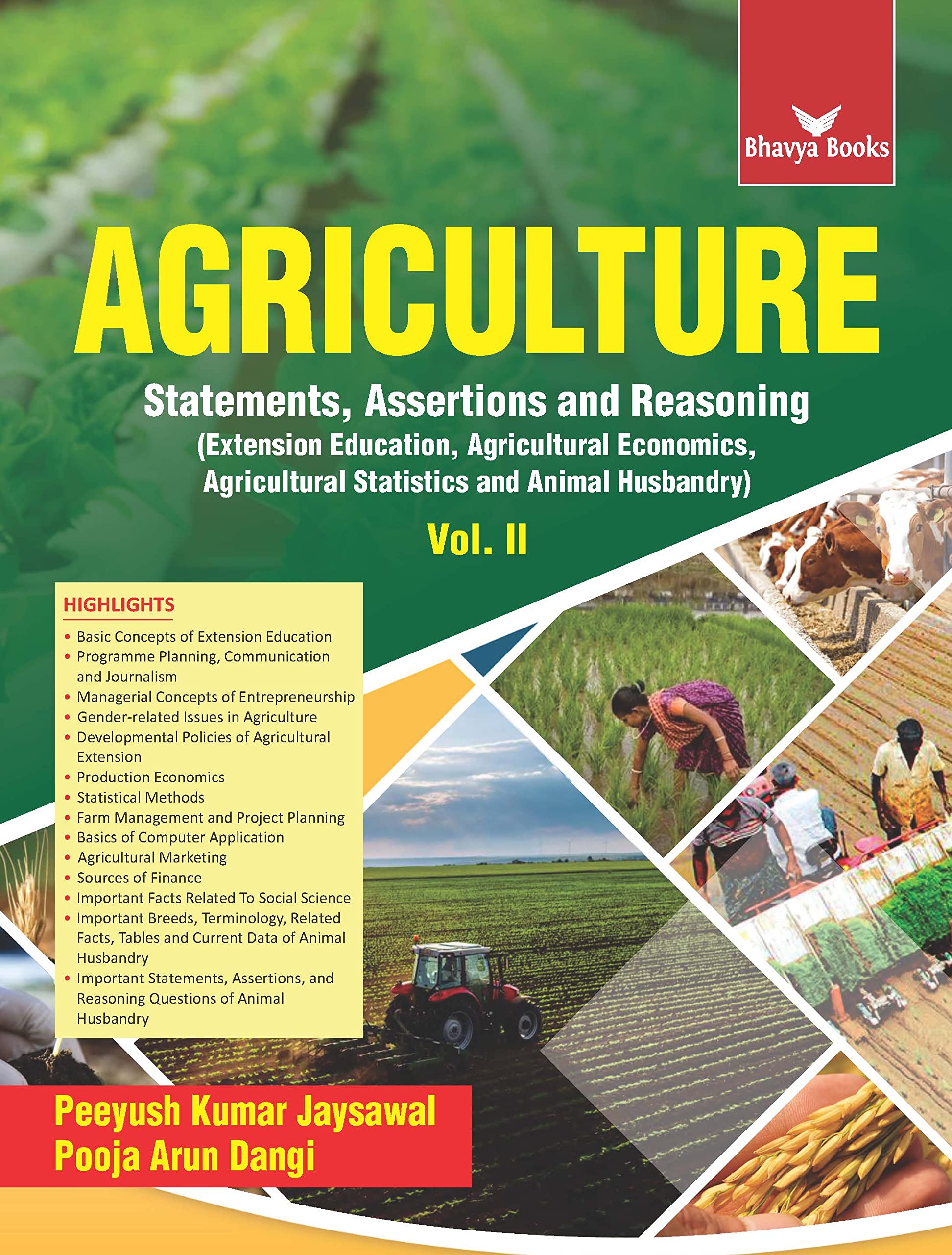Agriculture: Statements, Assertions and Reasoning (Extension Education, Agricultural Economics, Agricultural Statistics & Animal Husbandry) Volume II