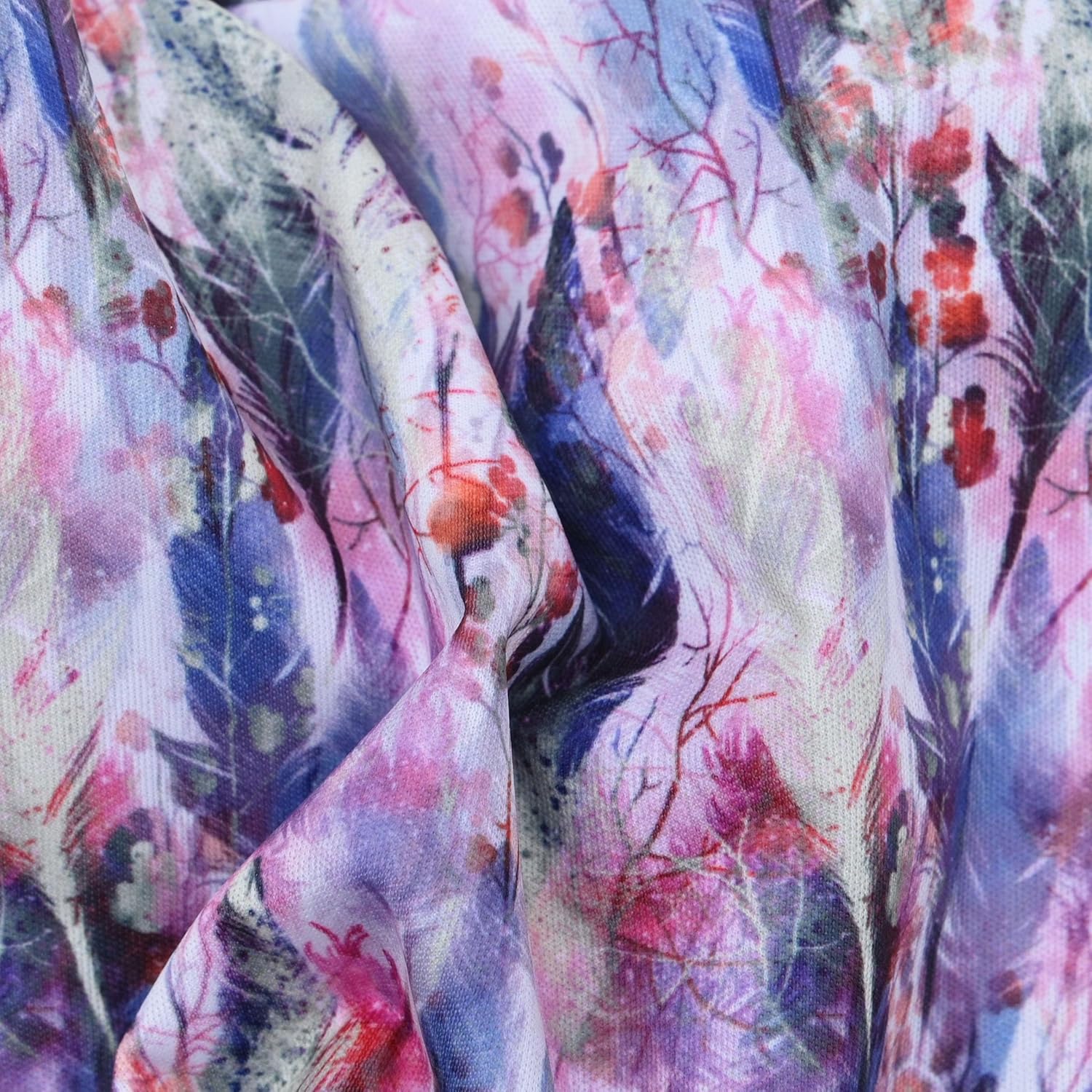 Polyurethane Laminate (PU) Pre-Cut Fabric by the Meter. Waterproof and Breathable. Perfect for Cloth Diapers and Similar Projects. 2 Meter, Twigs and Feathers