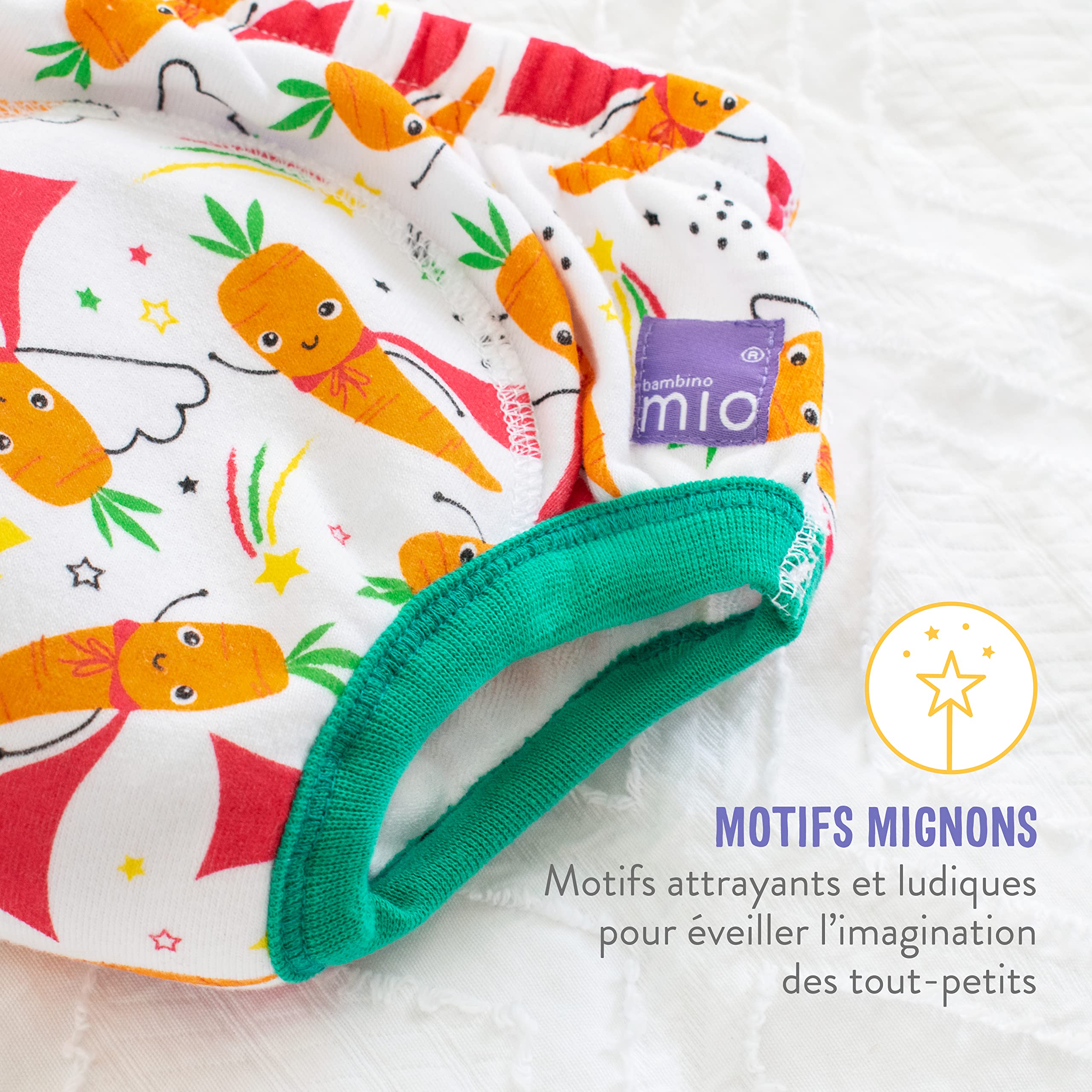 Bambino Mio Culotte d'apprentissage lavable, lot de 5, unisexe (2-3 ans - Dino) Pour les garçons et les filles