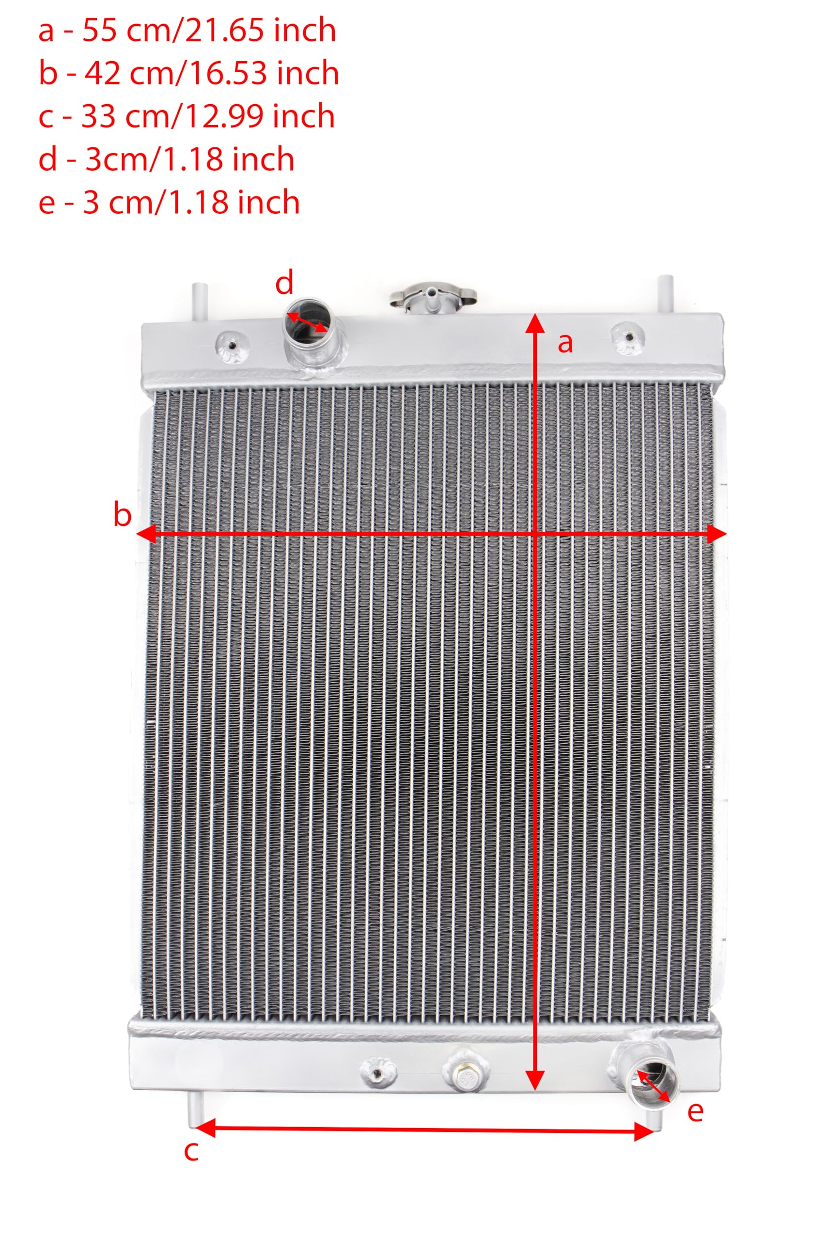 Radiator for Hitachi ZX40 ZX50 ZX55 50D 4616078 : Amazon.co.uk