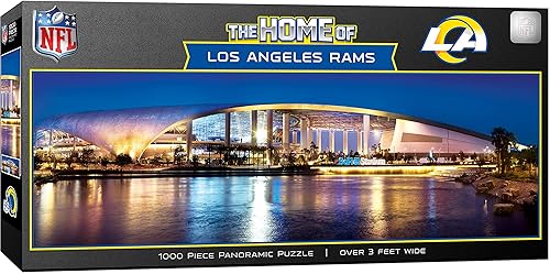 Miniatura 9 de MasterPieces NFL - Rompecabezas panorámico de 1000 piezas, diseño panorámico del estadio Buffalo Bills de 13 x 39 pulgadas