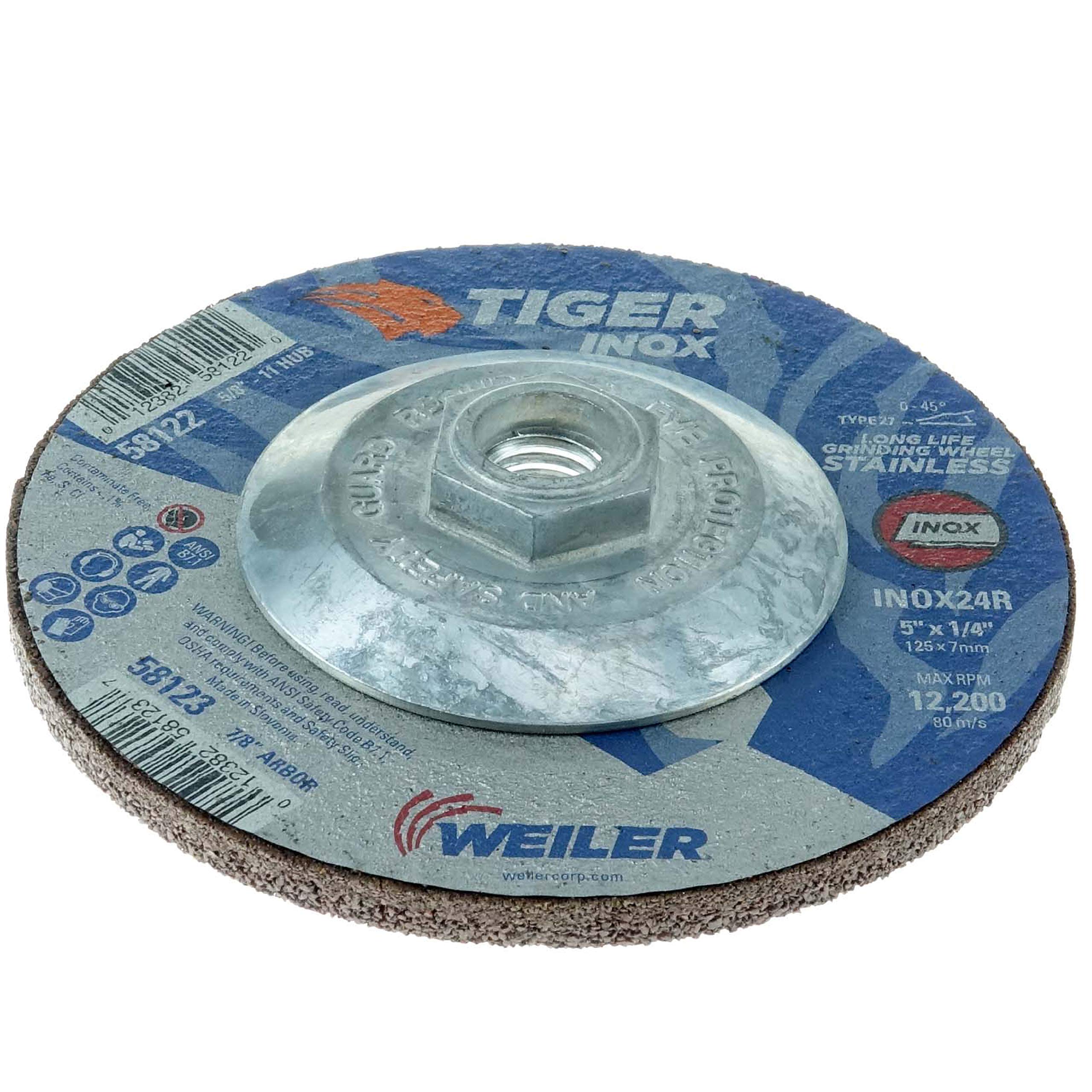 Tiger - Ruota da taglio sottile in acciaio INOX, 5" Dia, 10