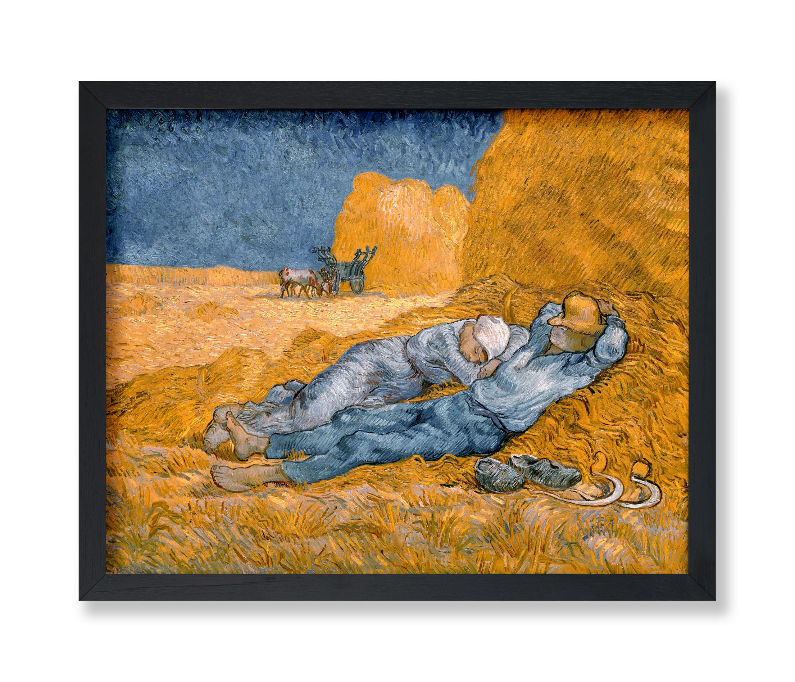 Poster Master Vintage Van Gogh Poster - Retro The Siesta Print - Fine Art - Sleeping Couple Painting