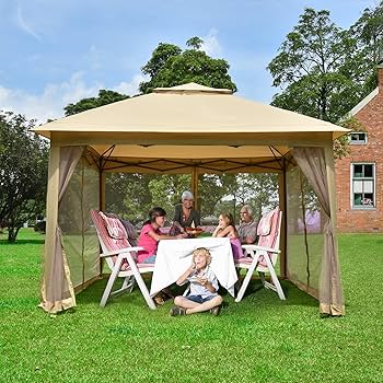 Amazon.com : Yescom All-in-1 11x11ft Pop-Up Gazebo Tent with