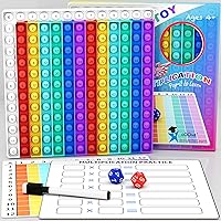 Vista 7 de Juegos de matemáticas para niños, tarjetas flash para niños, práctica Pop it con suma, resta, multiplicación y división, ideal para el aprendizaje
