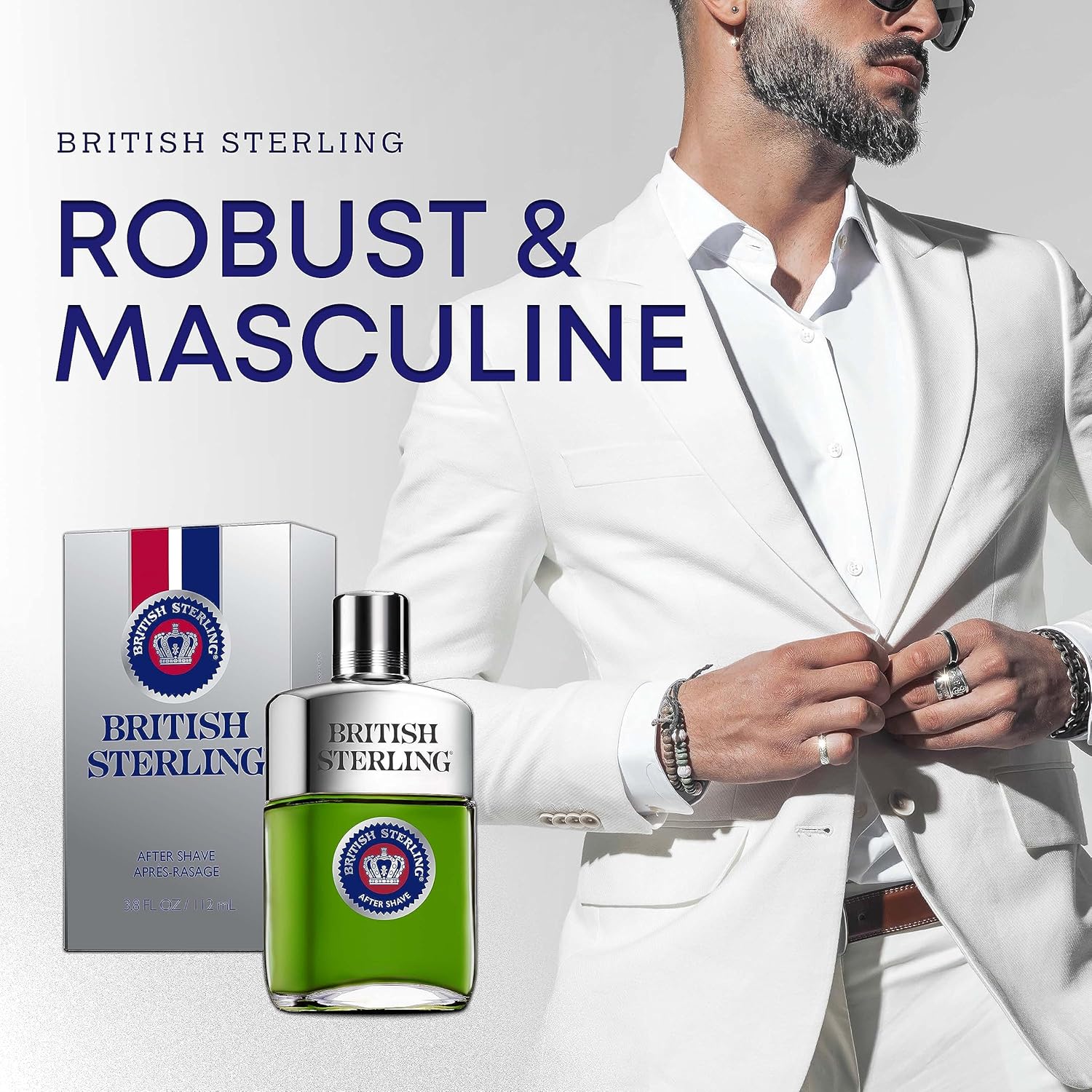 British Sterling Aftershave for Men By DANA 3.8 Oz - Image 3