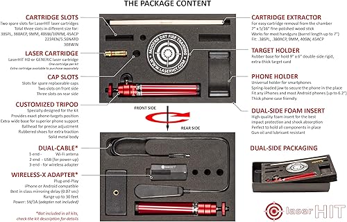 Miniatura 4 de LaserHIT Dry Fire Training Kit - 50-Yard Home Range