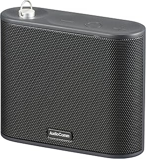 オーム電機 AudioComm ワイヤレスコンパクトスピーカー ワイヤレススピーカー Bluetooth スマホ 着信 通話 テレワーク ASP-W200N 03-2300 OHM