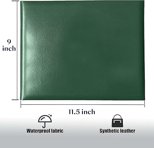 Miniatura 9 de Cubierta de diploma de 8.5 x 11 pulgadas para diploma, cubierta de certificado de graduación, cuero liso, azul marino