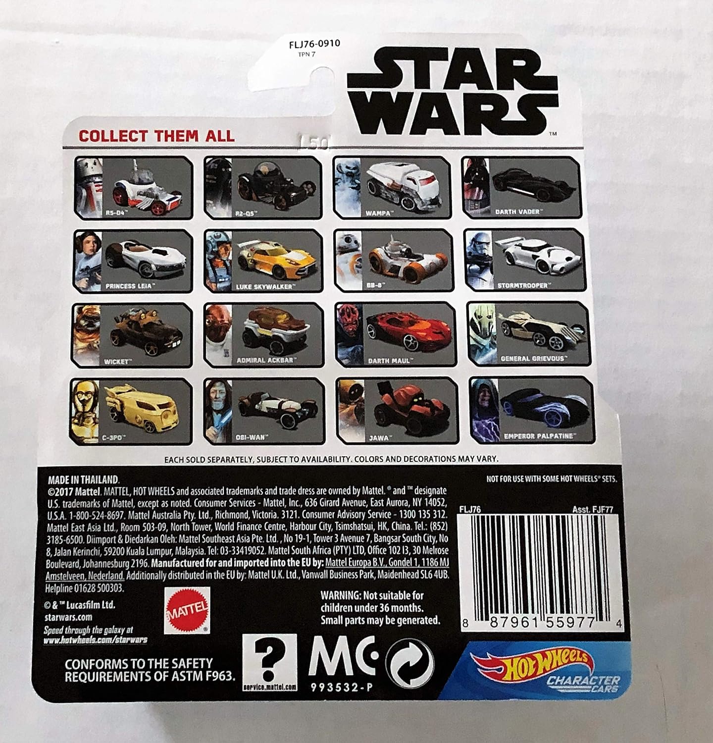 Hot Wheels Star Wars Jar Jar Binks Vehicle