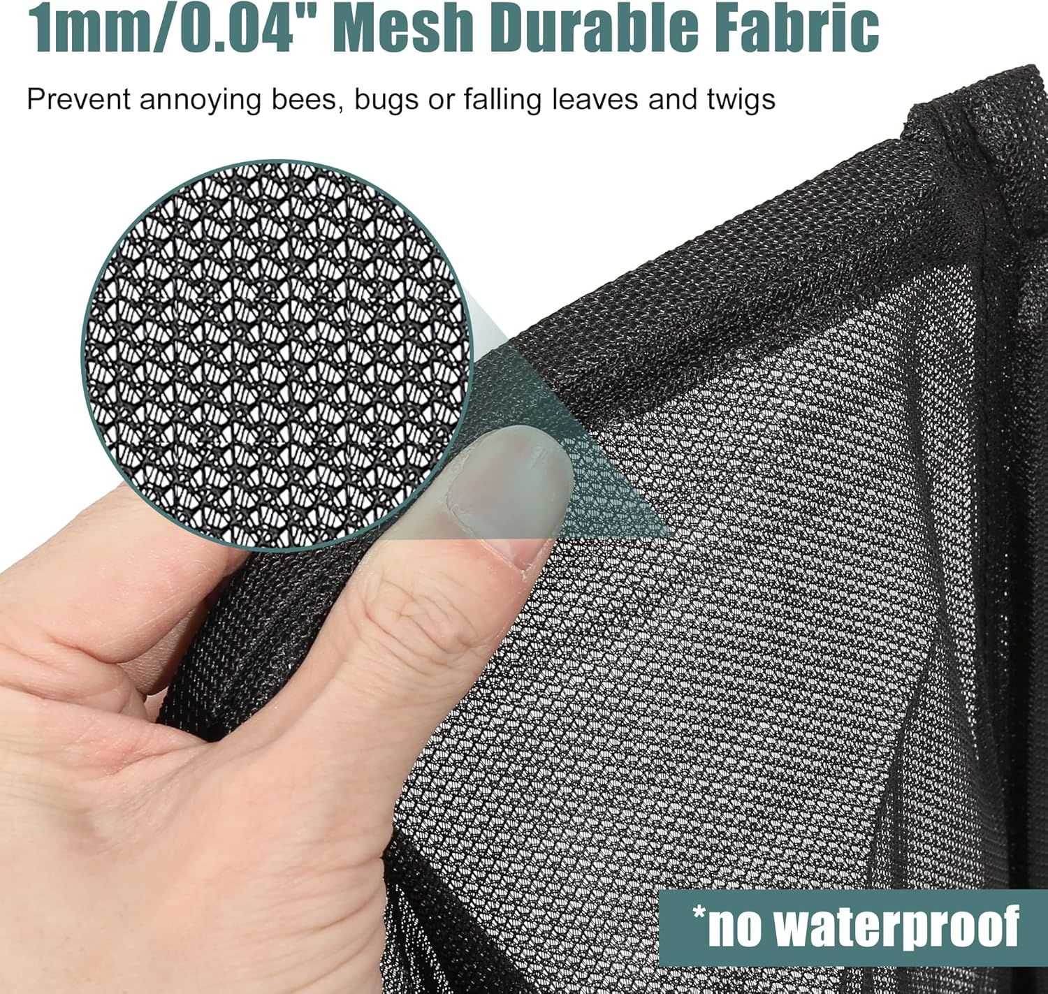 X AUTOHAUX SUV Magnetic Sunroof Shade Cover Sun Roof Breathable Mesh Universal 37.80"x24.41"