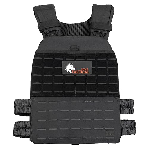 Wolf Tactical Adjustable Weighted Vest for Men & Women -