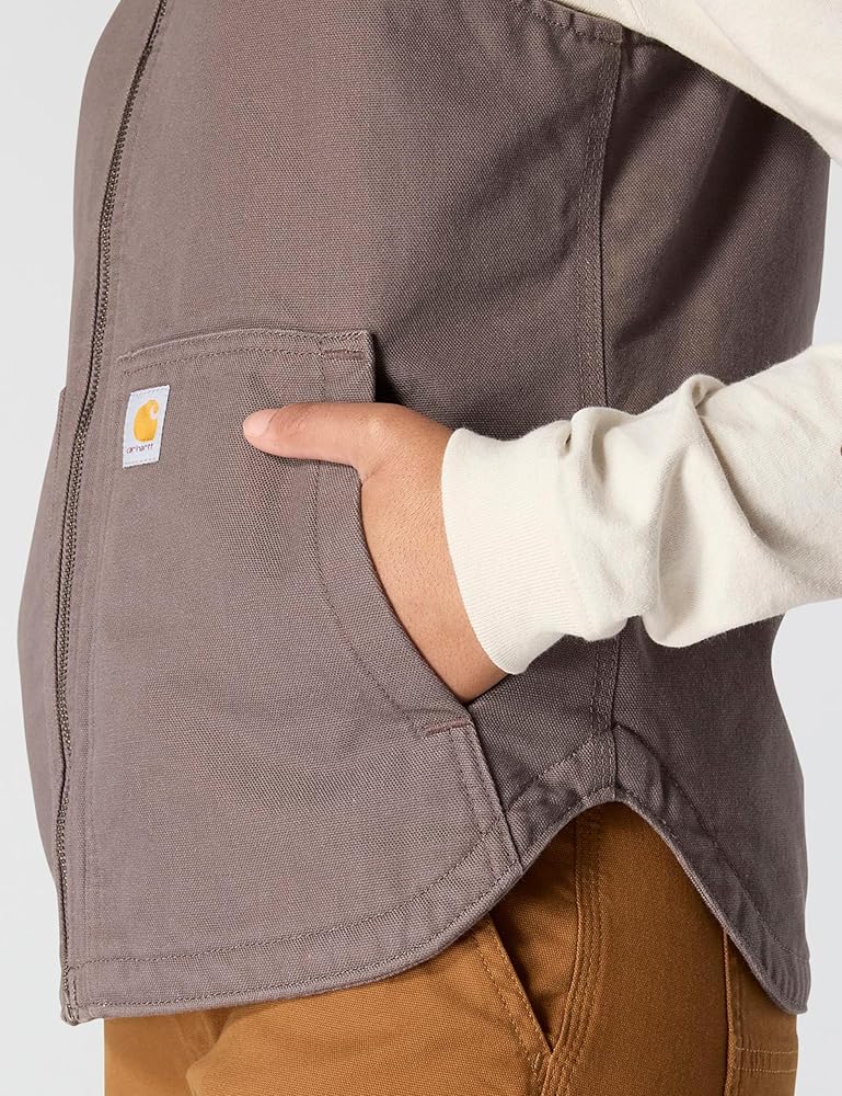 Amazon | Carhartt レディース ウォッシュドダックフード付きベスト