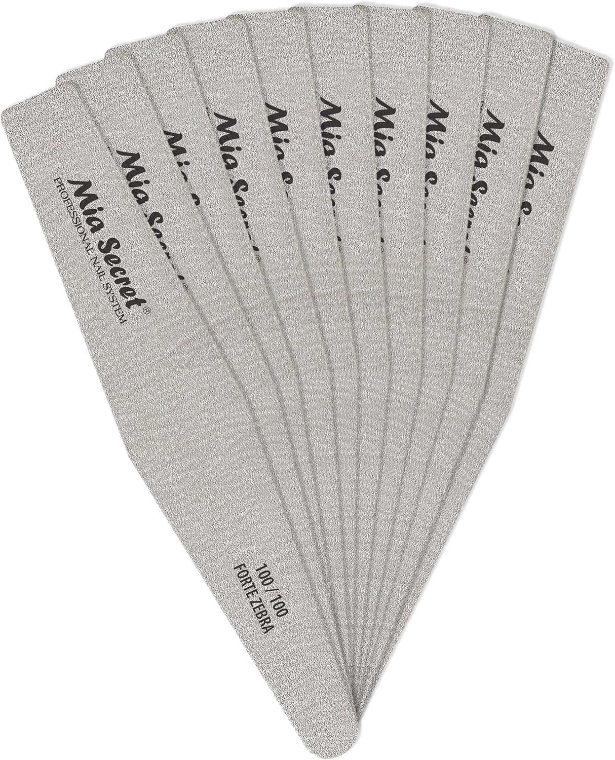 Mia Secret Forte Zebra Diamond Nail File (Blue Center, 50)
