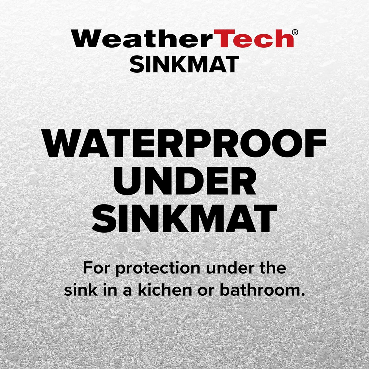 WeatherTech SinkMat – Waterproof Under Sink Liner Mat for Kitchen Bathroom – 46” x 22” Inches - Durable, Flexible Tray – Home undersink Organizer Must Haves, Tan