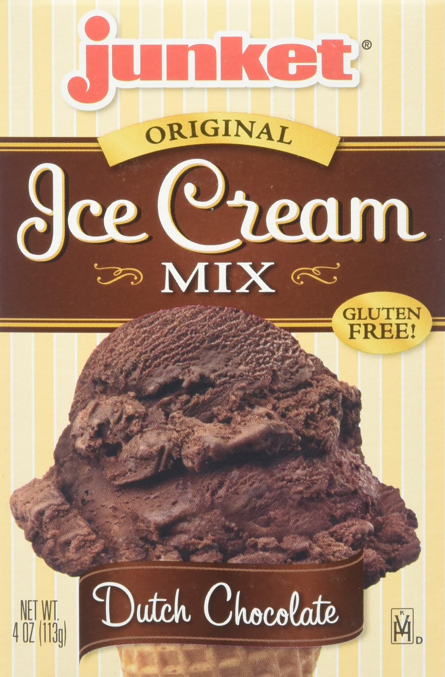 JunketIce Cream Mix Dutch Chocolate, 4-Ounce (Pack of 60)