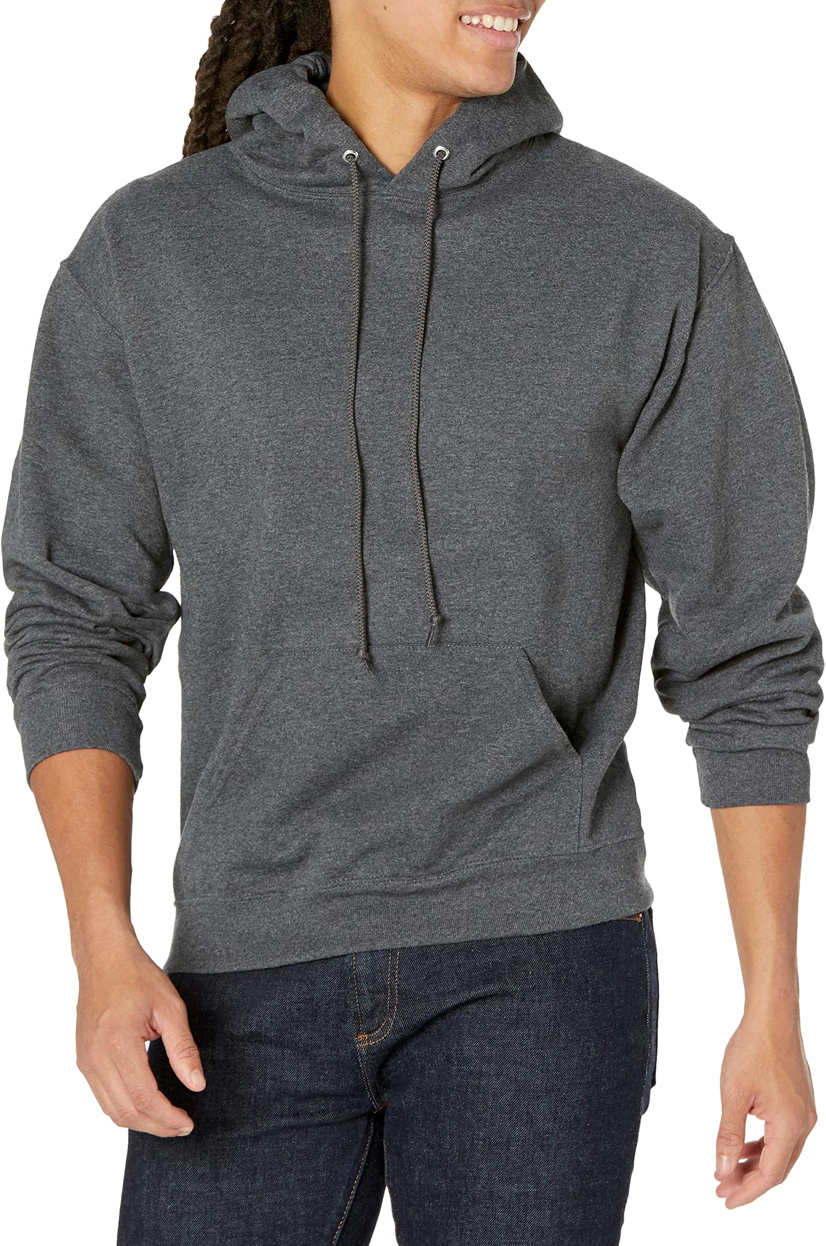 JerzeesMen's Fleece Full Zip Hoodie Hooded Sweatshirt