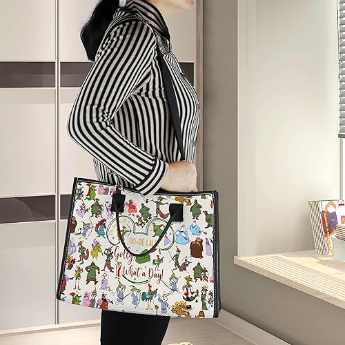 Miniatura 6 de LEVLO Bolsa de maquillaje cosmética Fox para fanáticos de la película, regalo Oo-De-Lally Oo-De-Lally Golly What a Day Zipper Bag Bag