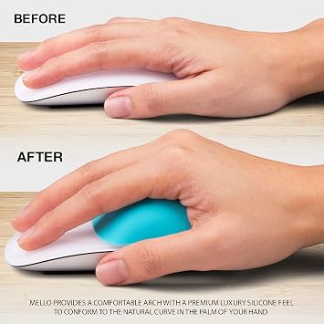 Mello Silicone Cushion Compatible with Apple Magic Mouse 1 & 2 (Blueberry Blue)