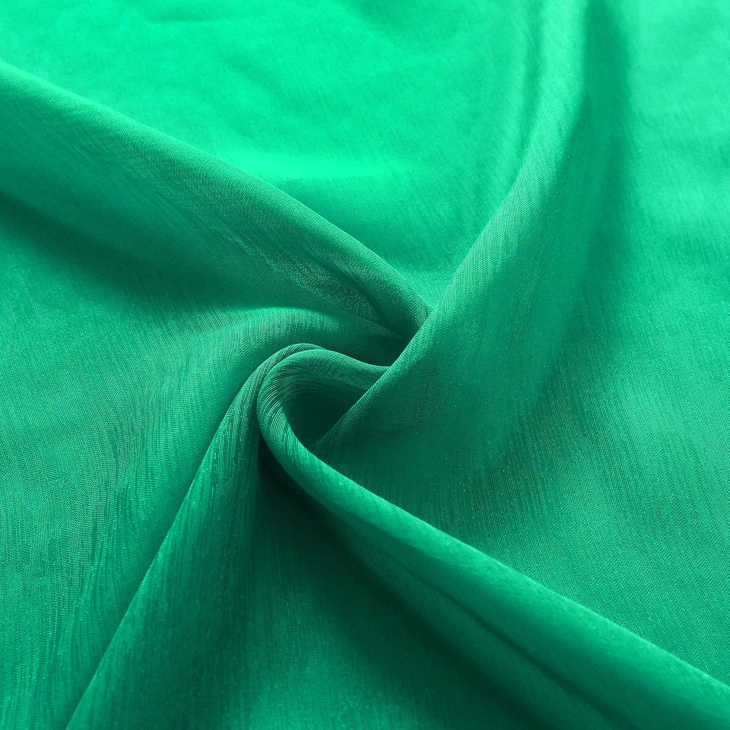 Pitalk Light Green Curtains for Living Room 2 Panels Set Bedroom Sheer Curtains 63 Inch Length