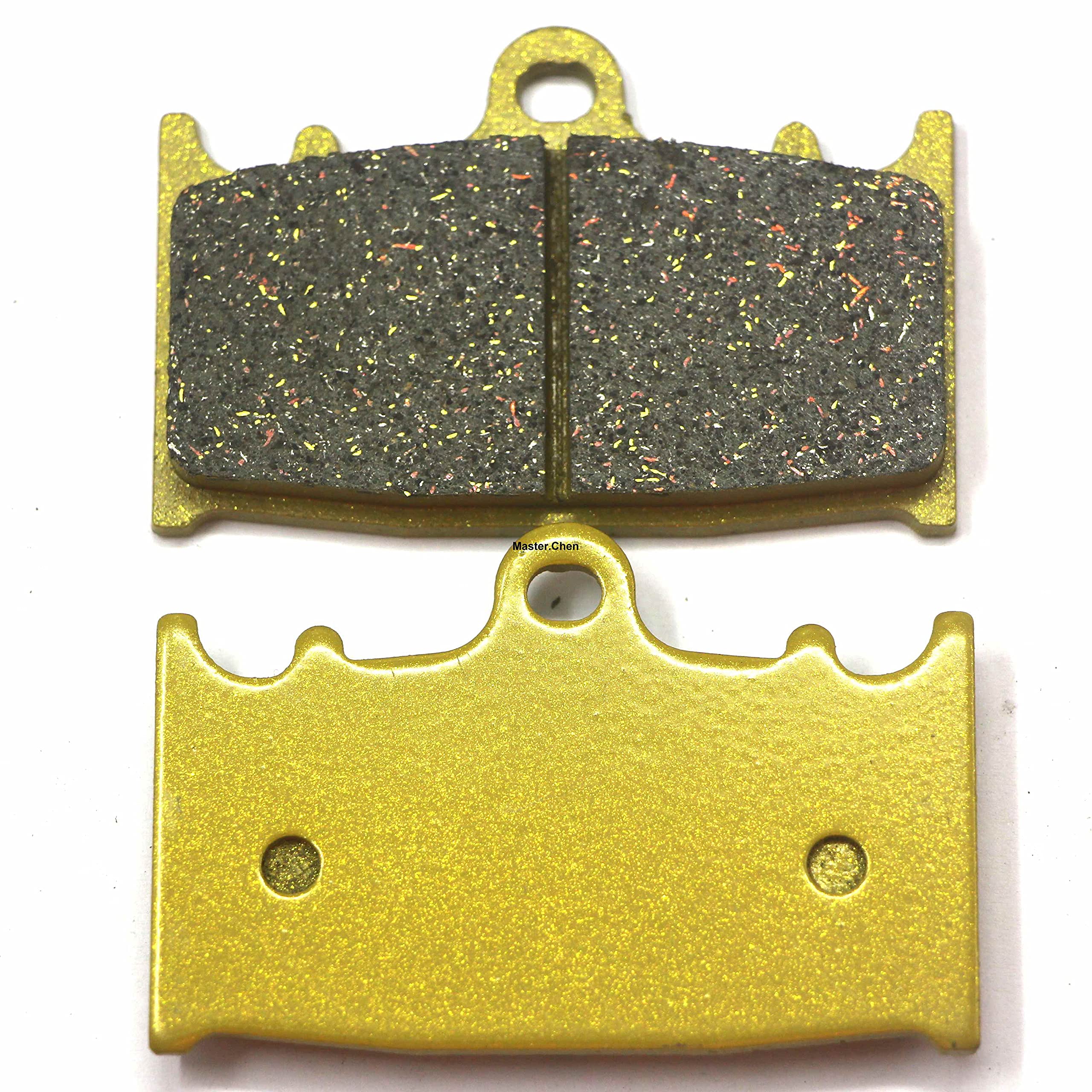 まふ Master Chen Front Rear Brake Pads Brakes for Kawasaki Ninja ZX6