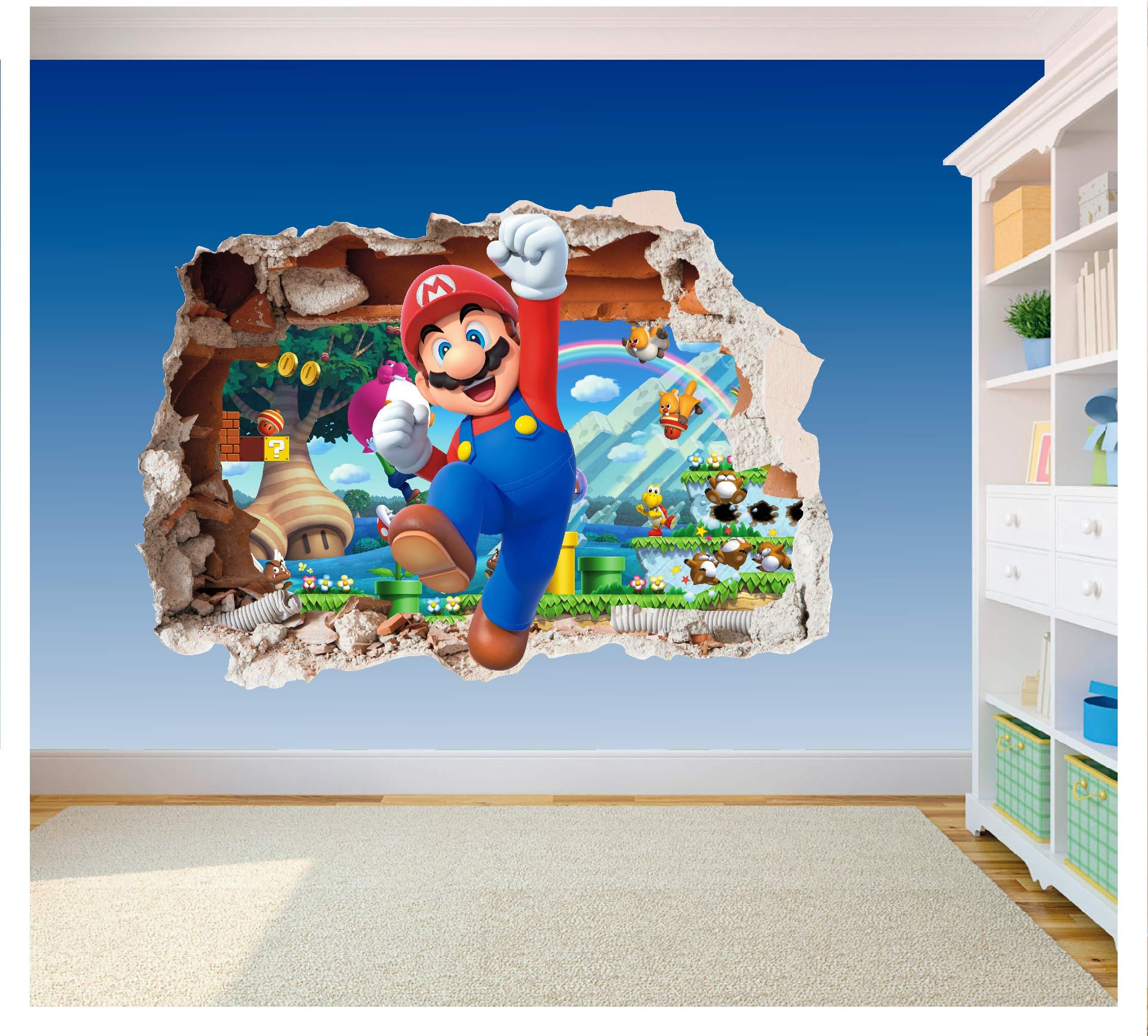 Wall Stickers, Design Super Mario Amazon.co.uk Everything Else