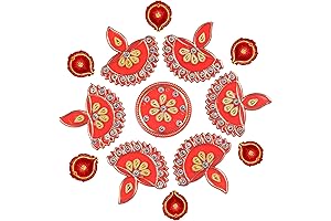 AMBA HANDICRAFT Rangoli - Diwali Home Decor Gift - Floor and Wall...