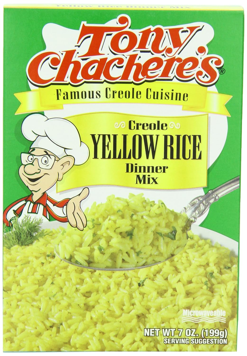Tony Chachere Rice Mix, Butter and Herb, 7 Ounce (Pack of 12)