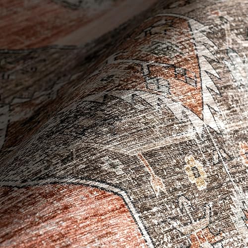 Miniatura 10 de nuLOOM Gracie - Alfombra lavable a máquina, 5 x 8 pies, color azul