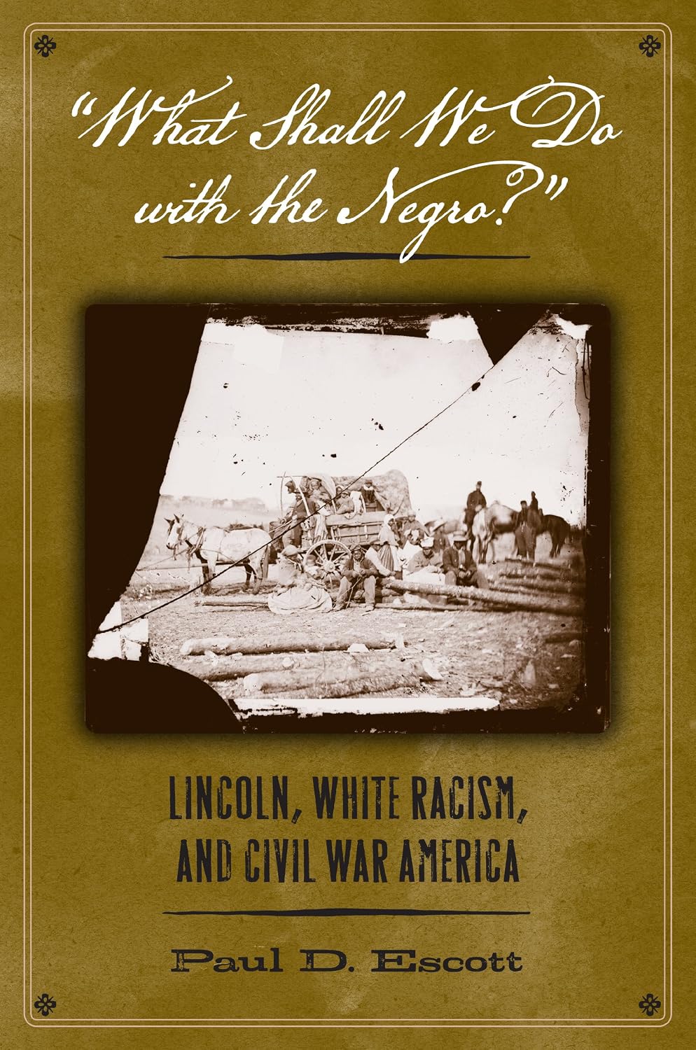 "What Shall We Do with the Negro?": Lincoln, White Racism, and Civil War America