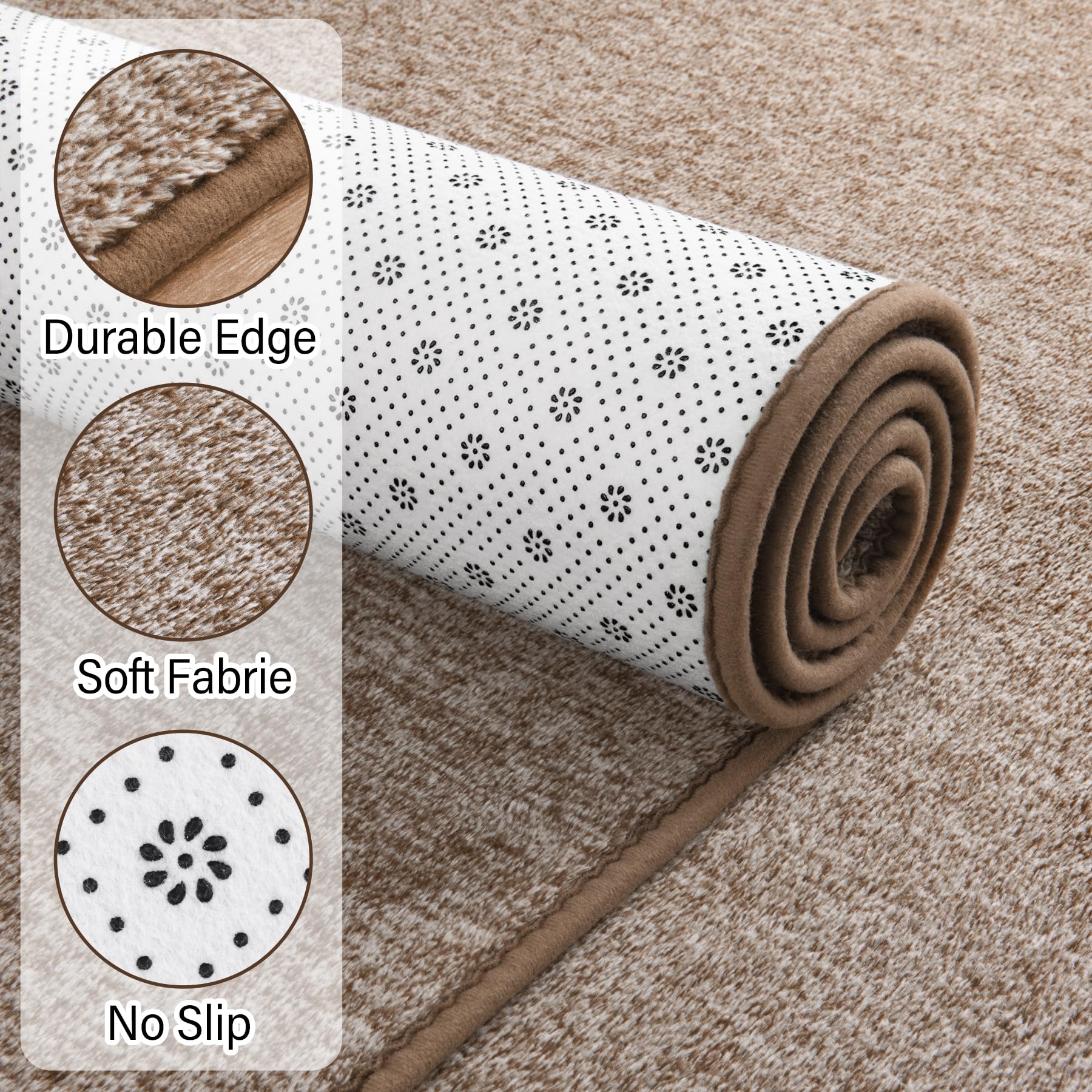 Chicrug Alfombra moderna de 5 x 8 pies para dormitorio, sala de estar, alfombra de espuma viscoelástica de capa baja para sala de juegos de niños, alfombra de piso interior para mesita de noche