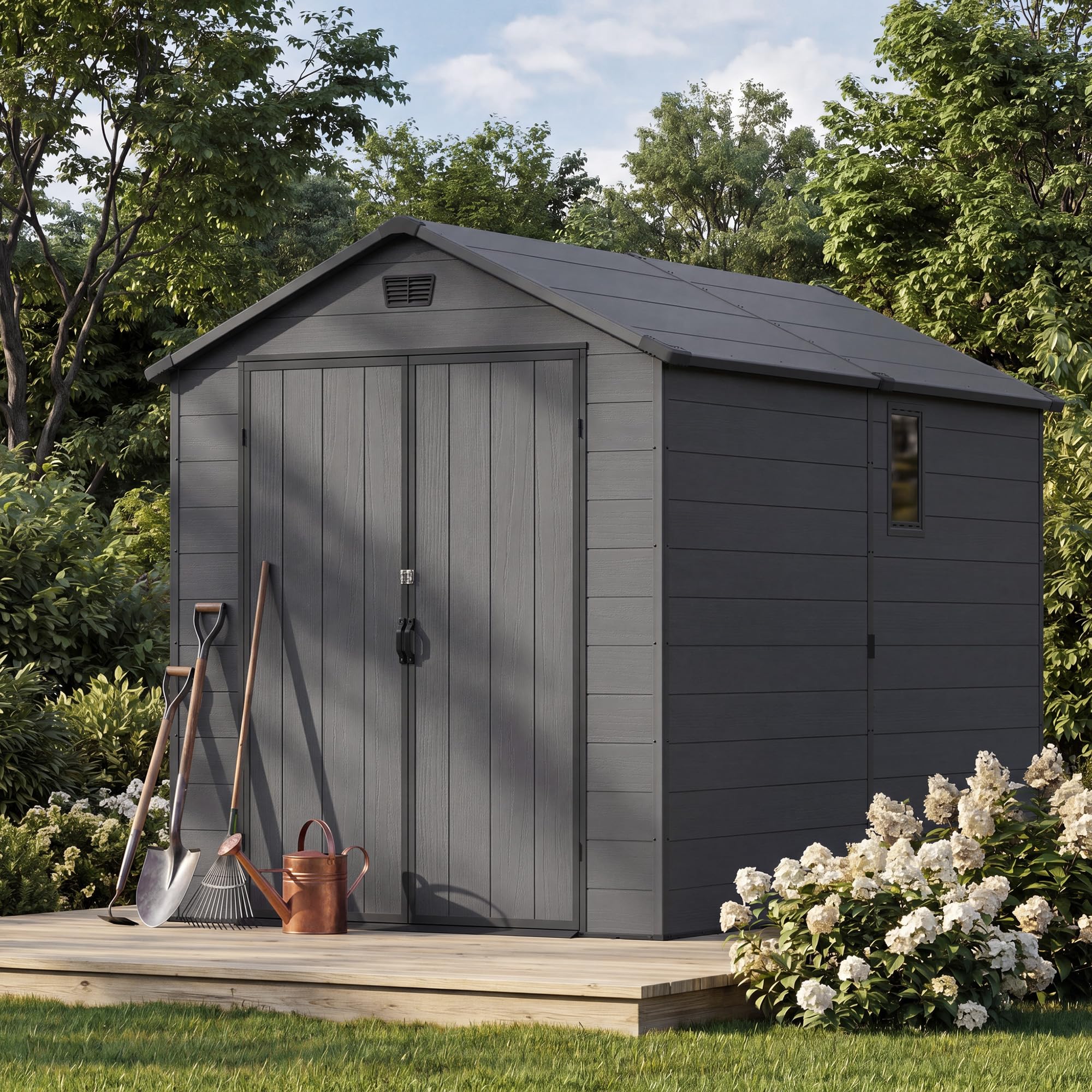 Devoko 6x10 Plastic Storage Shed