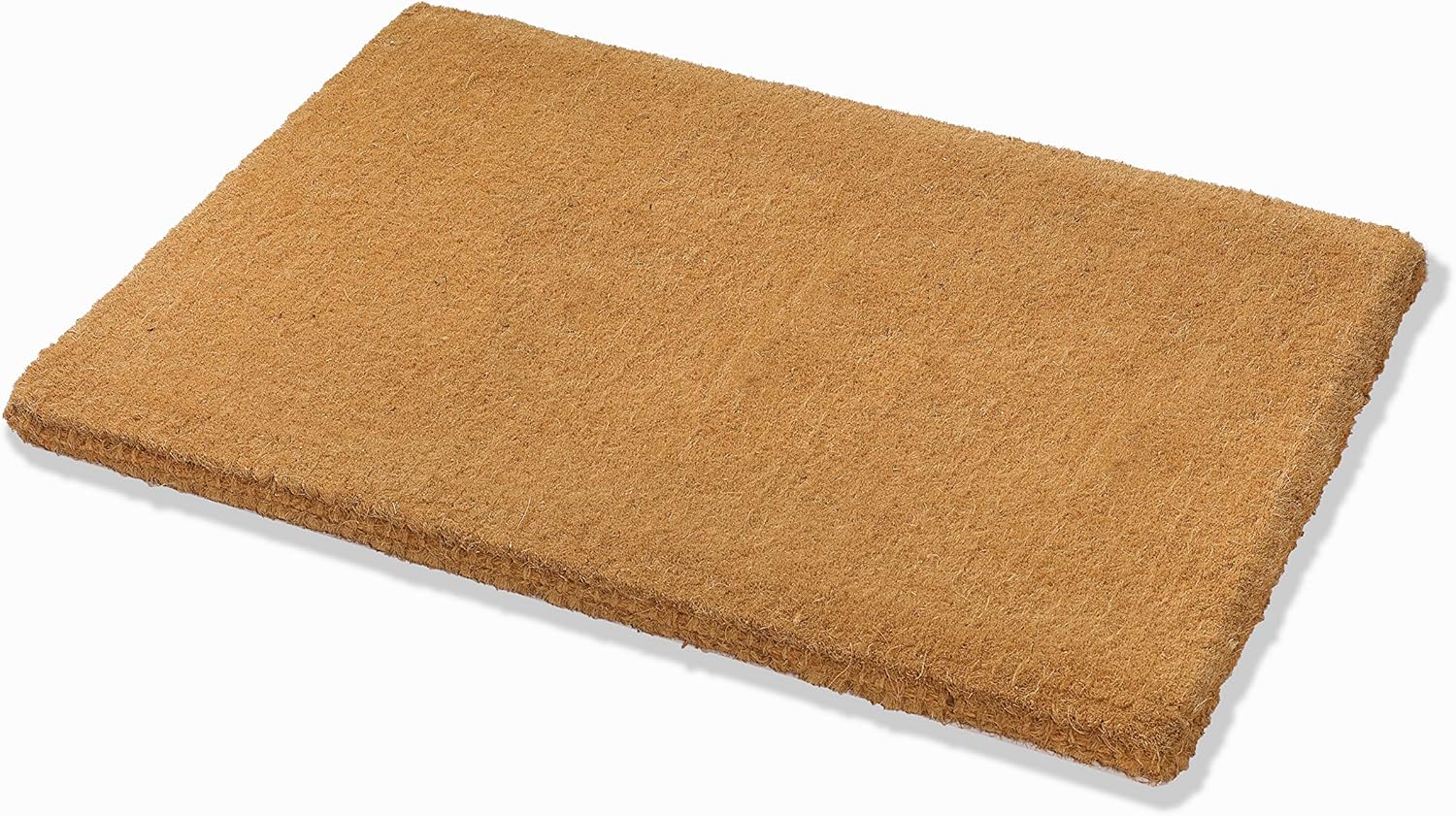 Fab Habitat Floral Extra Thick Doormat Handwoven, Durable Natural Coir