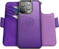 Vista 145 de Dreem Fibonacci - Funda tipo cartera para iPhone 14 Plus Funda desmontable de piel vegana 2 en 1 con soporte integrado, soporte para tarjetas