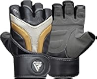 RDX Weight Lifting Gloves for Gym Workout, Long Wrist Support Strap with Padded Palm Protection, Great Grip for Powerlifting, Men Women Strength Training, Fitness Bodybuilding, Weightlifting Exercise