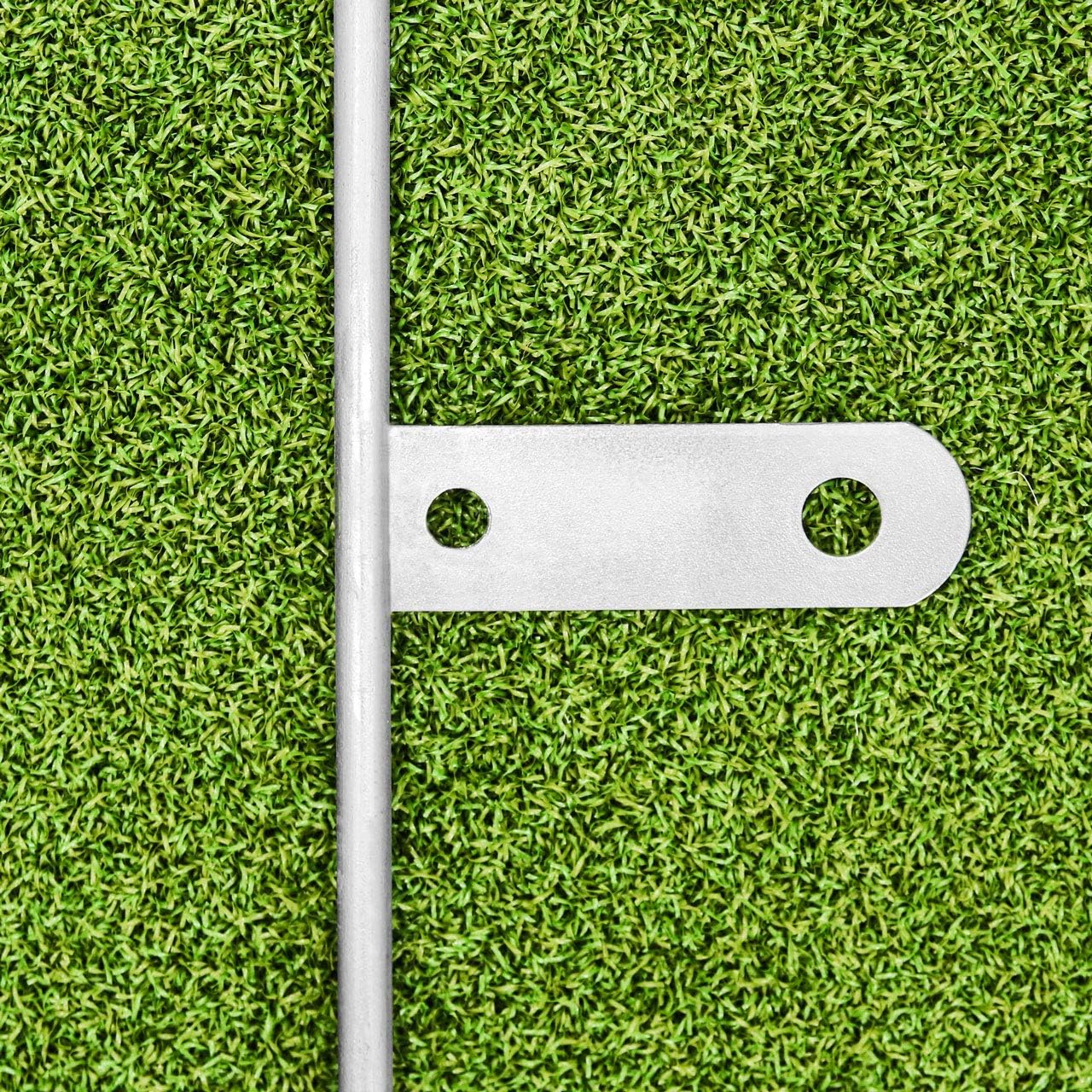 Line Marking Stakes [10 Pack] | Survey Stakes for Sports Field Line Marking | Sports Pitch Line Marking Stake Set | Steel Peg Stakes | Steel Pegs for Outdoors