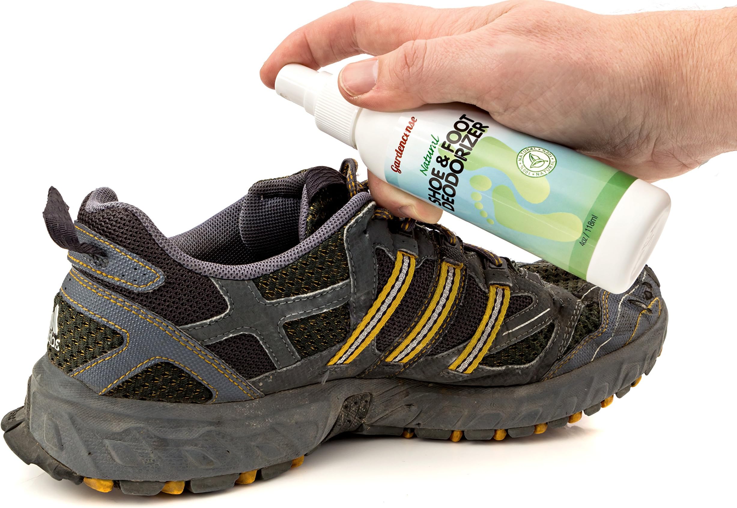 Shoe Deodorizer Spray - Natural Foot Deodorant Odor Elimination - Cure Stinky Shoes and Feet Now