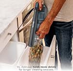 Aspirateur stick sans fil Shark pour animaux avec grand bac à poussière, phares LED, aspirateur à main amovible, léger, outil de crevasse, tapis et sols durs, autonomie de 40 minutes, bleu glacier, IX141AMZ