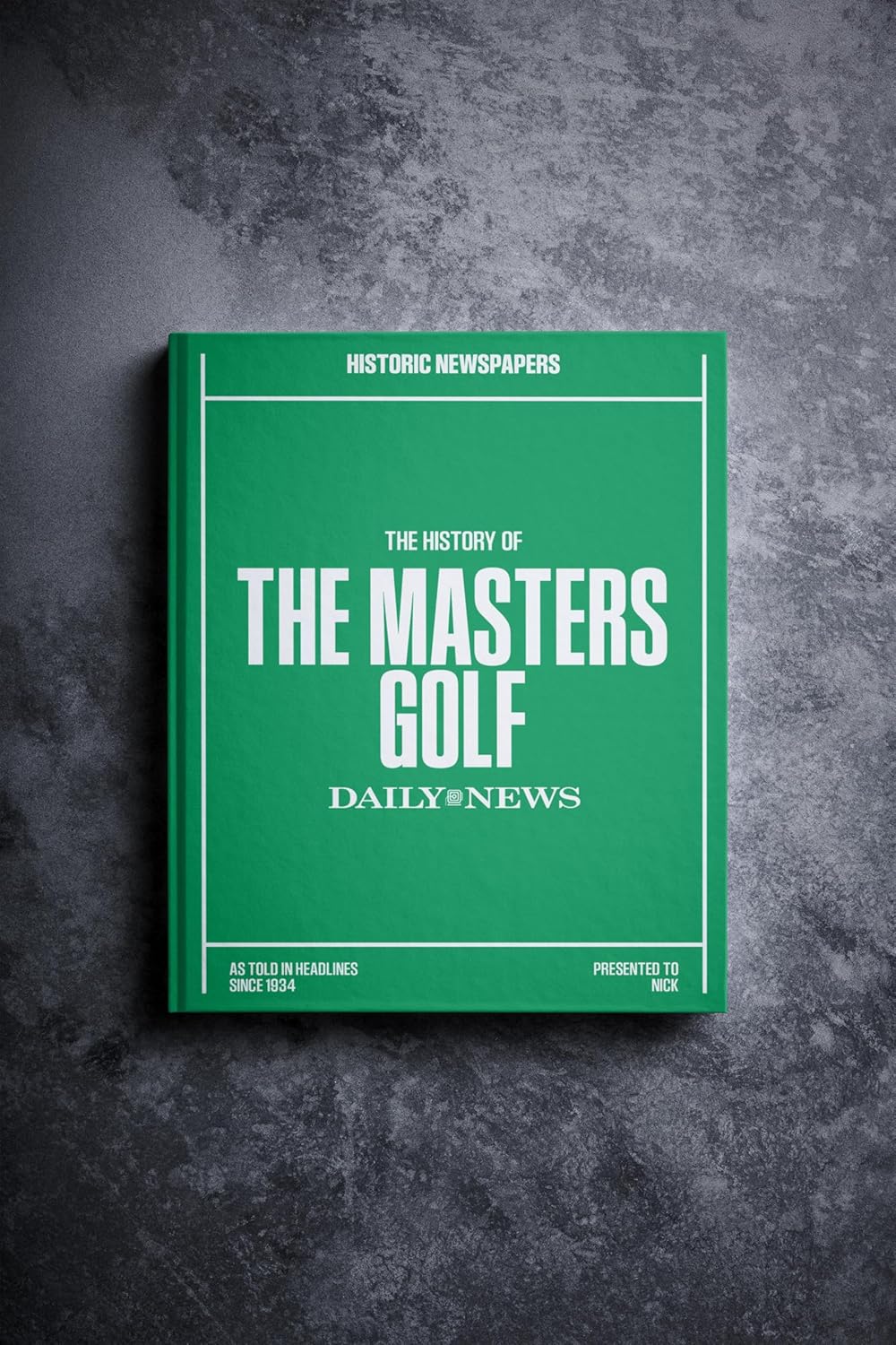 Historic Newspapers US Sports - US Sporting History Told Through Archive Newspaper Coverage - NYDN Sporting Fan Gift - US Sporting History - Add a Name Gold Embossed for Free