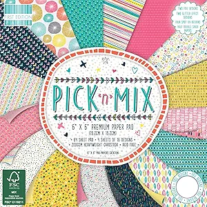 First Edition Premium Paper Pad 6x6 64/Pkg-Pick N Mix