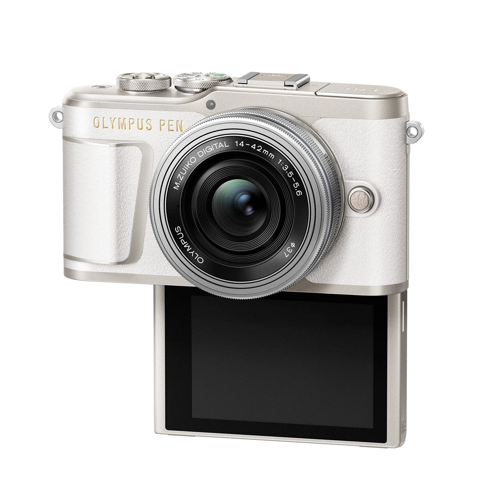 Olympus PEN E-PL9 Kit, Fotocamera di Sistema Micro Quattro Terzi (16,1 MP, Stabilizzatore d'Immagine a 5 Assi, Mirino Elettronico, 4K Video) e M.Zuiko 14-42mm EZ Zoom Obiettivo, Bianco/Argento