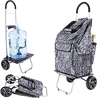 Vista 11 de dbest products - Carrito plegable de compras Trolley Dolly, Negro