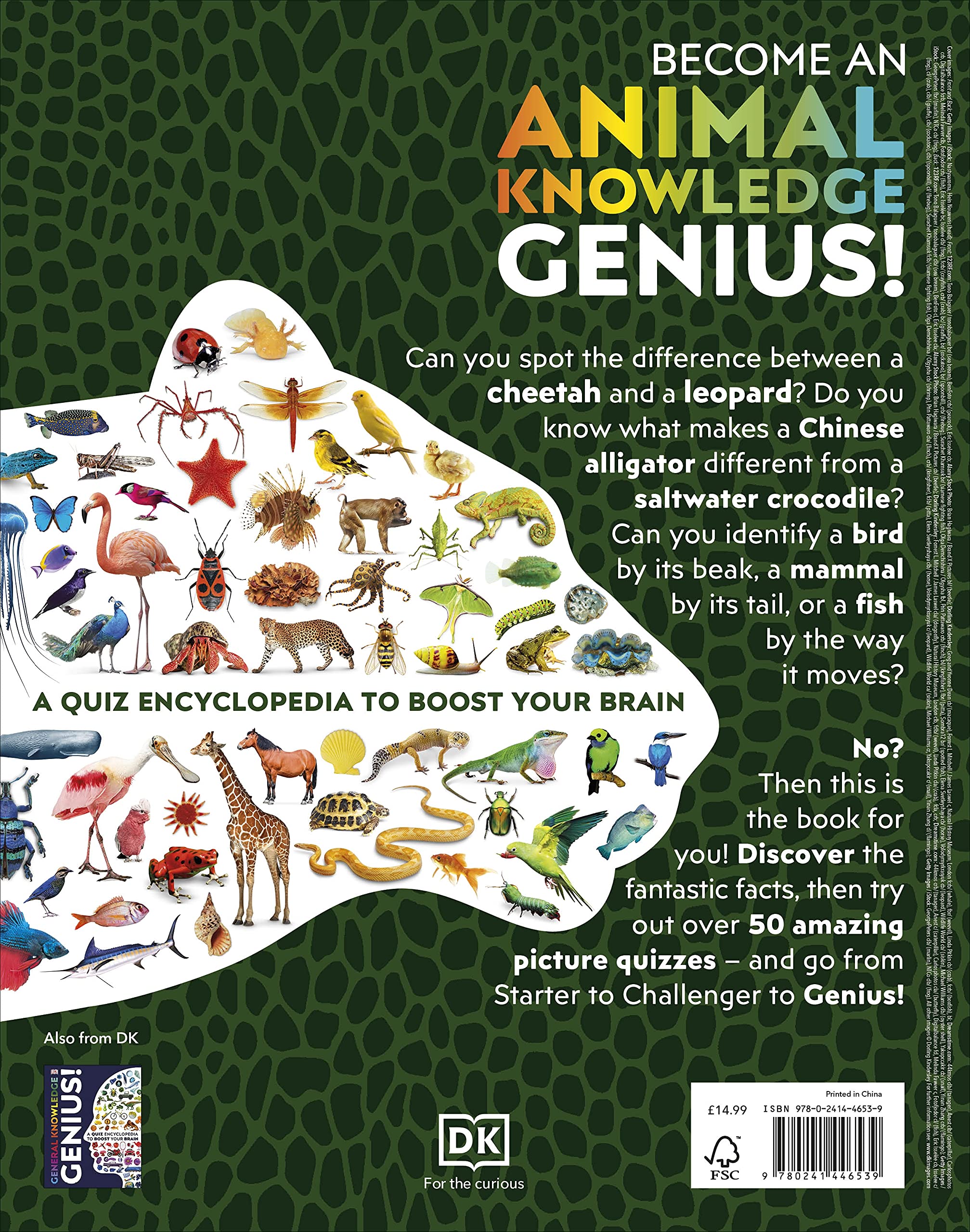 Animal Knowledge Genius!: A Quiz Encyclopedia to Boost Your Brain