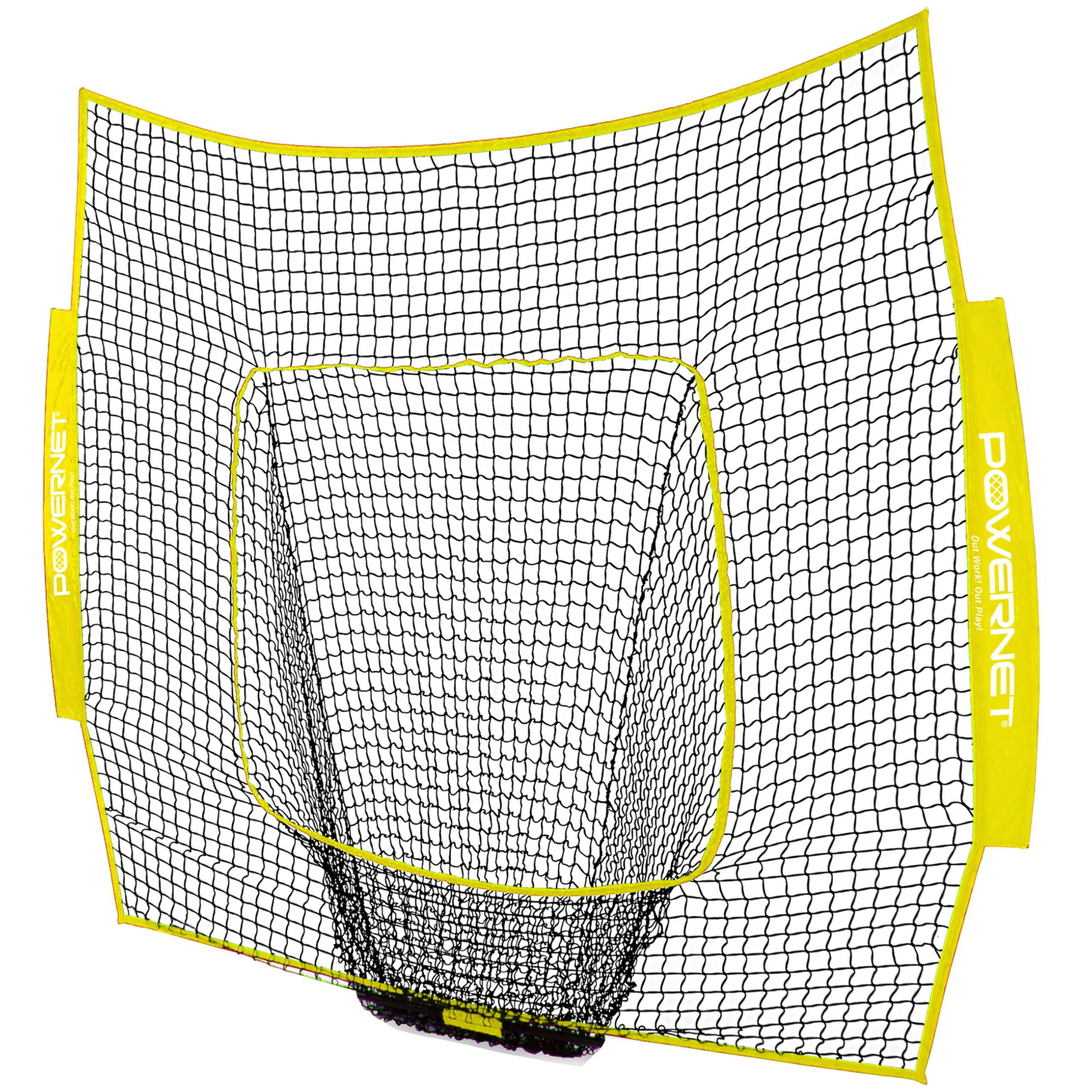PowerNet 7x7 FT Baseball & Softball Net Replacement Parts, Replace 7x7 FT Frame, Net Only or Carry Bag, Metal Frame and Fiberglass Poles, Durable Nets & Bags Available in Team Colors