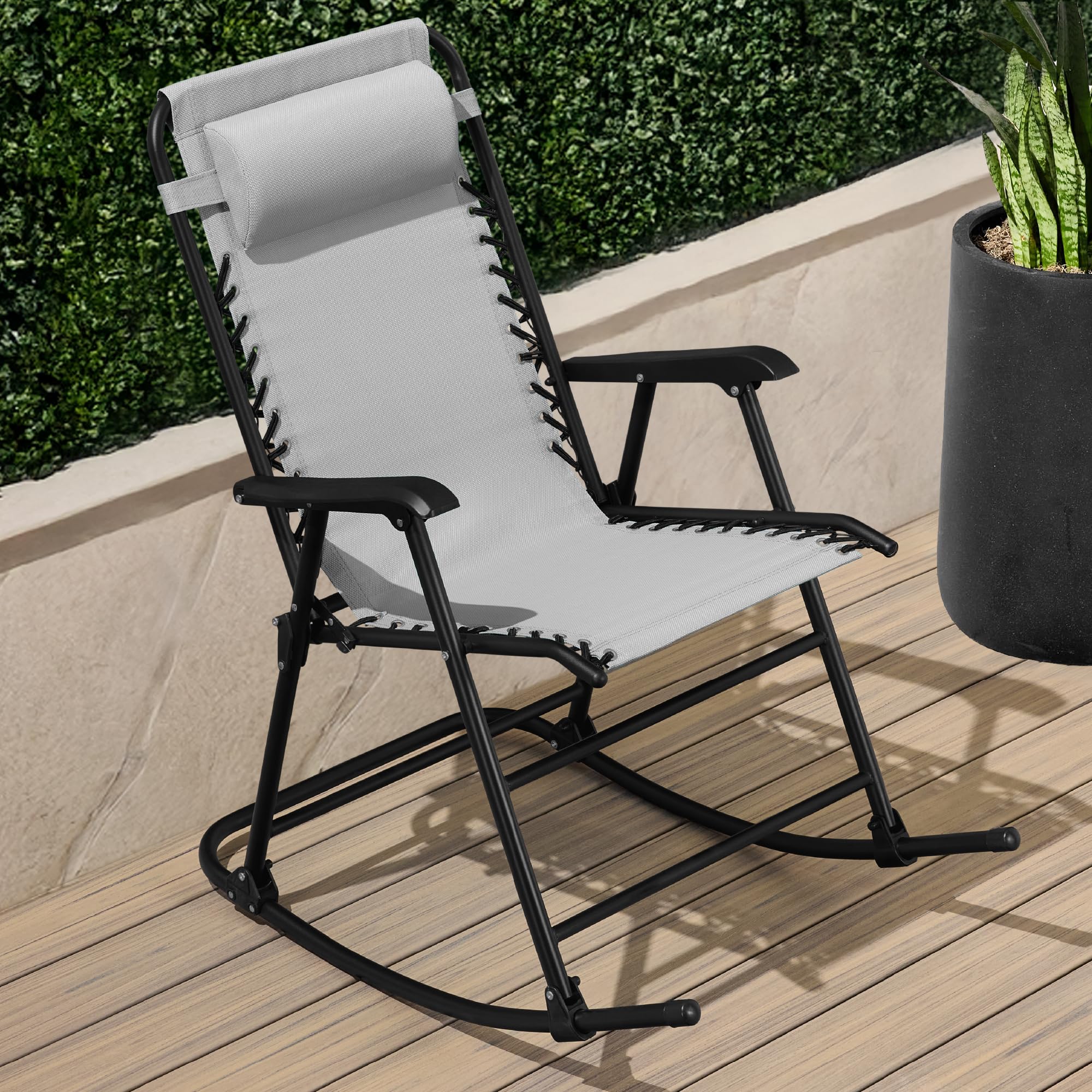 Amazon.com : Best Choice Products Outdoor Zero Gravity Rocking